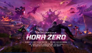 Leia mais sobre o artigo Caos e crossovers: tudo sobre “Hora Zero”, o evento épico que encerra o capítulo 6 de Fortnite