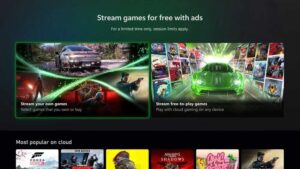 Leia mais sobre o artigo Xbox Cloud Gaming ganha plano gratuito com anúncios; saiba como testar